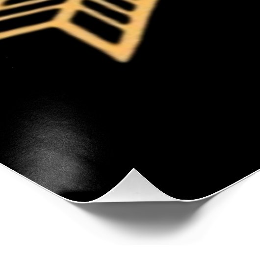 L69デザイン矢印 ポスター (コーナー)