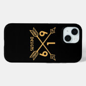 L69デザイン矢印 Case-Mate iPhoneケース (裏面 (横))