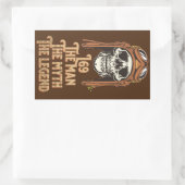 L69神話の男の伝説 長方形シール (バッグ)