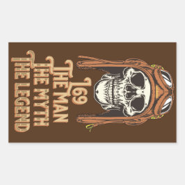 L69神話の男の伝説 長方形シール