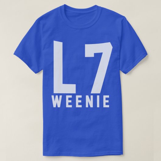 L7ウインナソーセージ Tシャツ (デザイン正面)