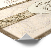 L743 11x14の結婚ギフトw写真パーソナライズされた付き ポスター (角)