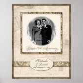 L744 11x14 60周年記念写真パーソナライズされた付 ポスター (正面)