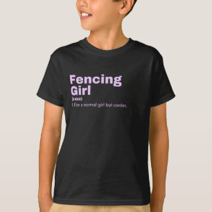 l -フェンシング tシャツ