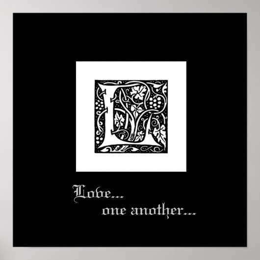 「L」プリント ポスター (正面)