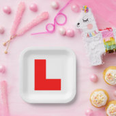 L-プレート学習者運転手/バチェロレッテHen Night ペーパープレート (パーティー)