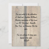 "L"モノグラムの招待状 招待状 (裏面)