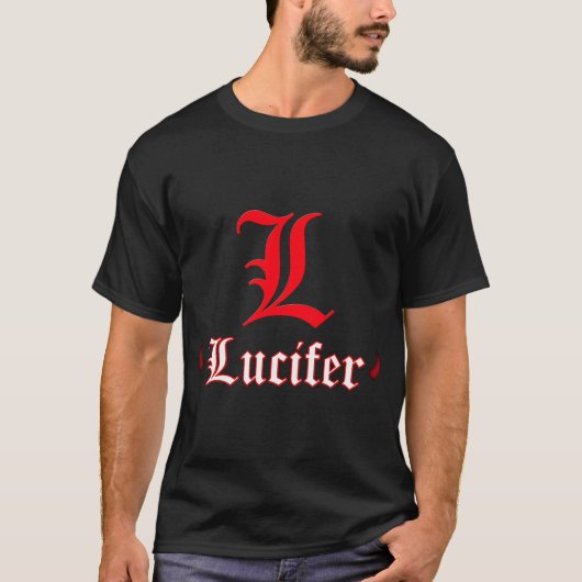 L - ルシファー Tシャツ (正面)