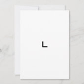 L 招待状 (正面)