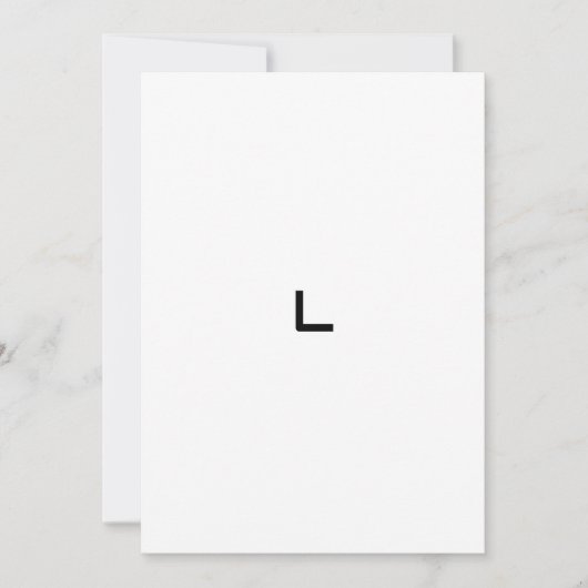 L 招待状 (正面)