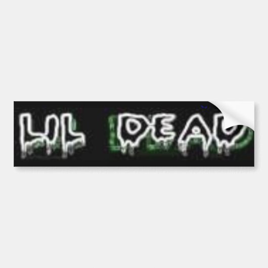 "L! "死んだL バンパーステッカー (正面)