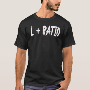L +比率ボゾダンクミームウイルスの傾向皮肉 Tシャツ