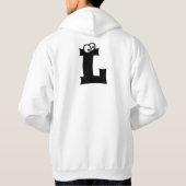 L、目玉つき手紙 パーカ (裏面)