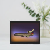 L-1011 Tristar Duskフライトはがき ポストカード (スタンド正面)