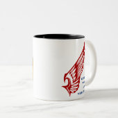 L-39パイロット ツートーンマグカップ (正面右)