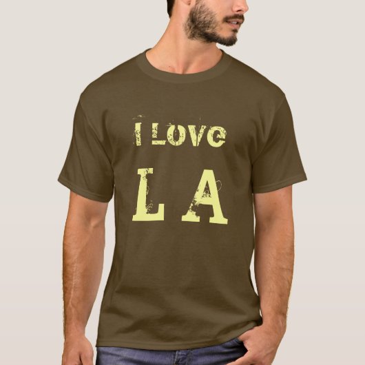 L Aが大好き Tシャツ (正面)