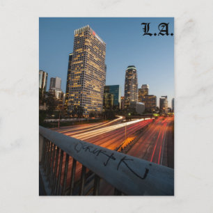 L.A.のダウンタウンはがき ポストカード