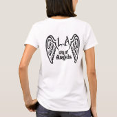 L.A.ウィングス名前をカスタムするシャツ&ジャケット Tシャツ (裏面)