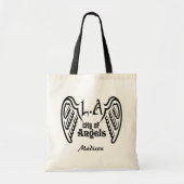 L.A.ウィングス名前をカスタムするトートバッグ トートバッグ (正面)