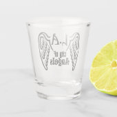 L.A. 翼の小グラス ショットグラス (裏面)