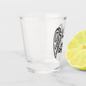 L.A. 翼の小グラス ショットグラス (左)