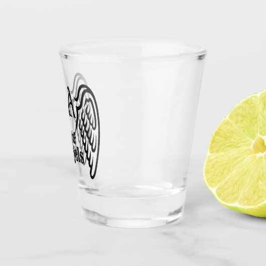 L.A. 翼の小グラス ショットグラス (右)