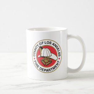 L.A. 郡消防署の支部1014のマグ コーヒーマグカップ