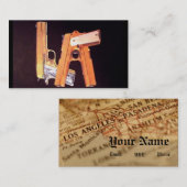 L.A. 銃 名刺 (正面/裏面)