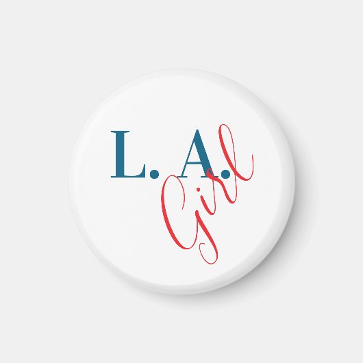 L. A. Girl Los Angeles Modern Minimalist Plain マグネット (正面)
