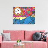 L.A. Sunset to Giclee Canvas Print キャンバスプリント (インサイチュ (リビング))