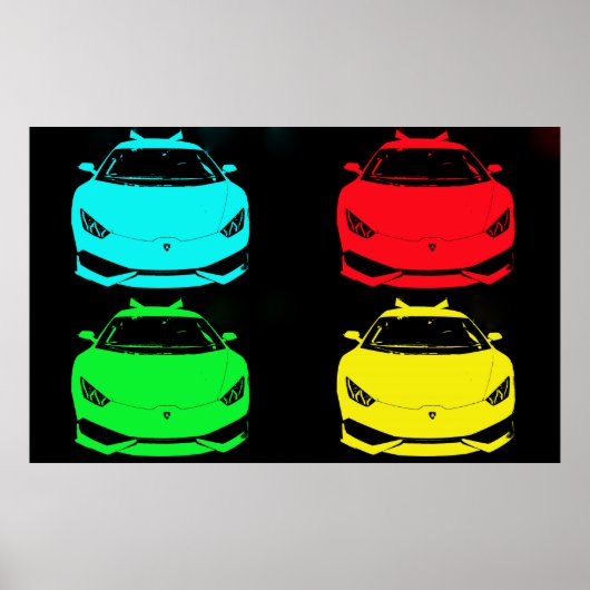 ~L ambo Pop Art~ CUSTOMIZE IT! ポスター (正面)