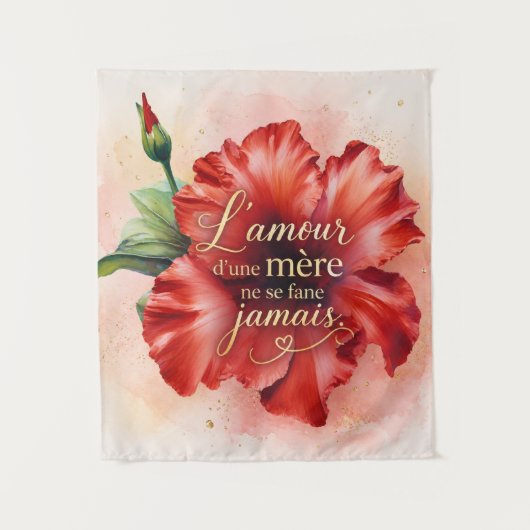 L’amour d’une mère ne se fane jamais タペストリー (正面)