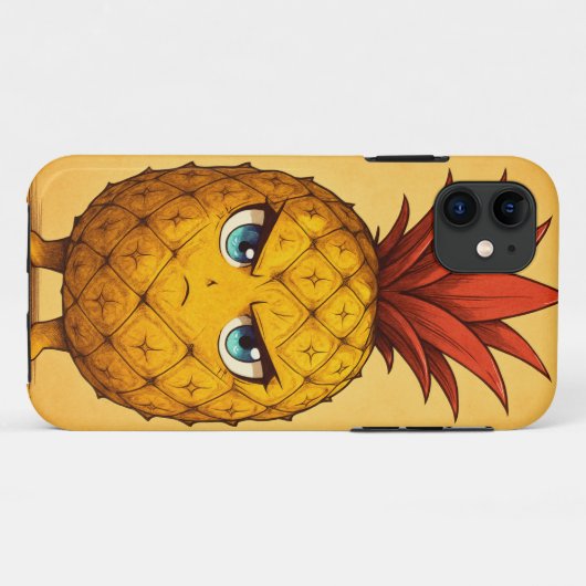 l ananas fou Case-Mate iPhoneケース (裏面(横))