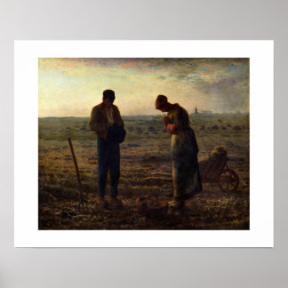 L’Angélus (The Angelus) – Jean-François Millet ポスター