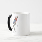L' Ara Macao / Red and green Macaw  モーフィングマグカップ (正面左)