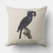 L' Ara Noir a Trompe クッション (正面)