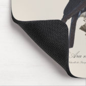 L' Ara Noir a Trompe マウスパッド (コーナー)