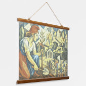 L’Asymétrie d’un combat 吊り下げ型タペストリー (傾斜あり)