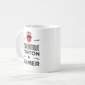 L authentique tonton gamer コーヒーマグカップ (正面左)