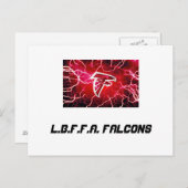 L.b.f.f.a.8未満の《鳥》ハヤブサ ポストカード (正面/裏面)