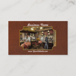 L.C. Wiseman Barbershop、NY 1895年-理容師 名刺
