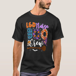 L&Dナースブクルーハロウィーン労働&デリバリーニュース Tシャツ