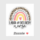 L&Dナースレインボー労働とデリバリー看護 シール (シート)