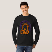 L&d看護師 分娩室 ナース Halloween 雨 Tシャツ (正面フル)