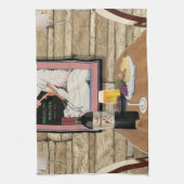 L.D. ブドウ園のワインタオル キッチンタオル (縦)