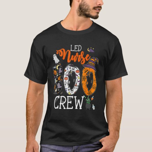 L&D Nurse Boo Crew Halloween Labor & Delivery Nurs Tシャツ (正面)