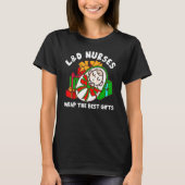 L&D Nurses Wrap Best  Christmas Labor And Delivery Tシャツ (正面)