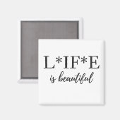 L*Eもしは美しい磁石 マグネット (正面/裏面)