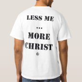 L.E.S.S. 多くはあります Tシャツ (裏面)