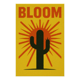 L’éveil du cactus sous le soleil ardent ポスター